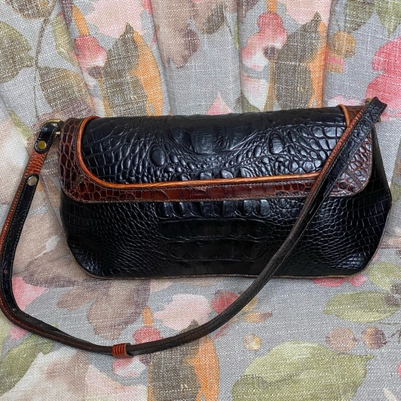 Tori Brahmin Side Purse Tori Chocolate Melbourne BRAHMIN